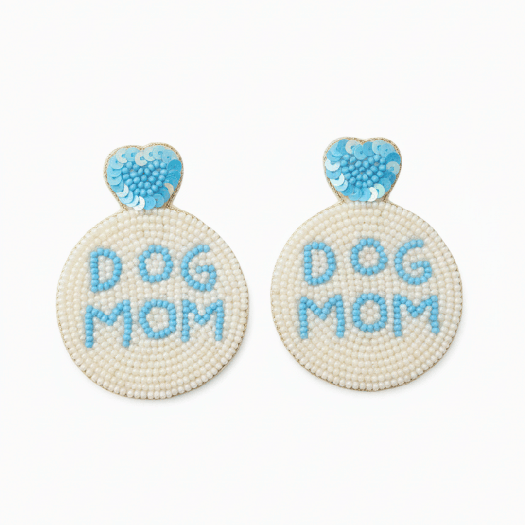 Yellow-&-Black-Beaded-Drop-Earrings-–-Abstract-Face-Art-Jewelry-for-Women