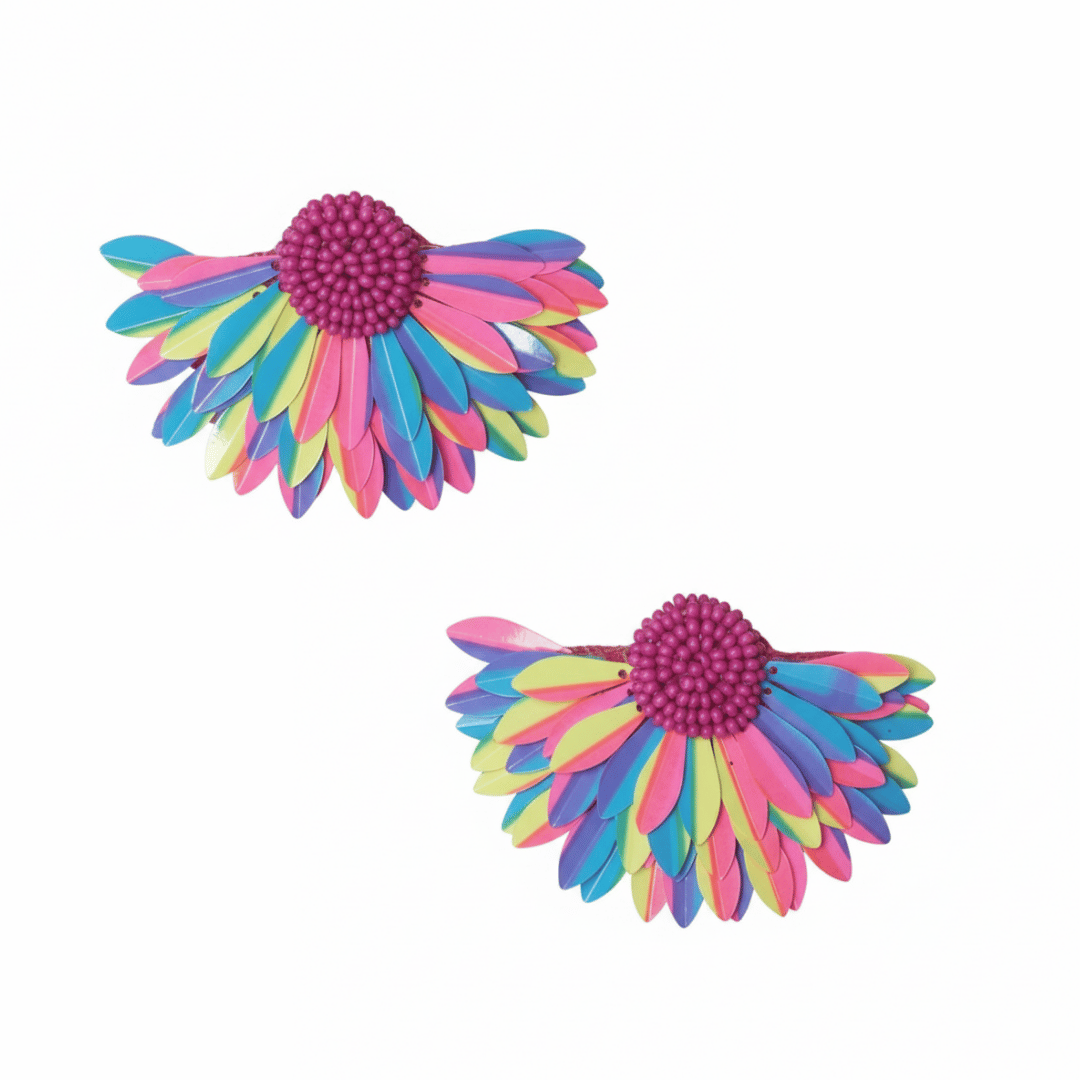 Cream-white-Beaded-Stud-Earrings-–-Dog-Mom-Pet-Lover-Jewelry-for-Women